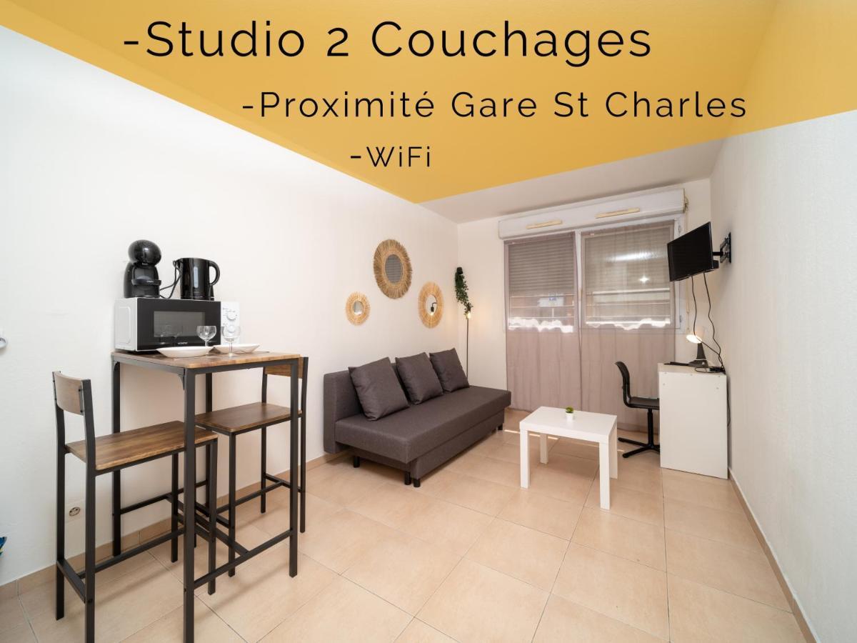 Appartement Climatise Avec Parking A 6Min A Pied De La Gare St Charles Марсилия Екстериор снимка