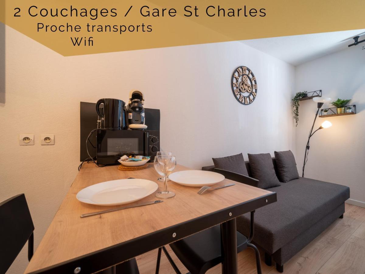 Appartement Climatise Avec Parking A 6Min A Pied De La Gare St Charles Марсилия Екстериор снимка